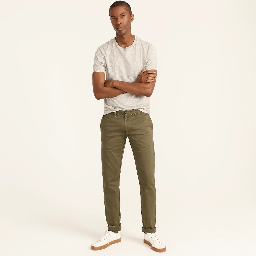 J. Crew 484 Slim-fit Chinos in Catskill Green